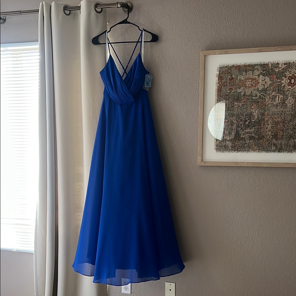 Elegant Blue Evening Dress